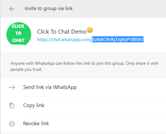 Whatsapp Group Id Click To Chat